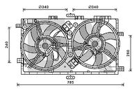 EACLIMA 33V54054 - Ventilador, refrigeración del motor