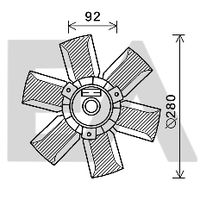 EACLIMA 33V61001 - Ventilador, refrigeración del motor