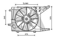 EACLIMA 33V60026 - Ventilador, refrigeración del motor