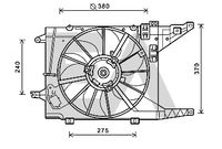 EACLIMA 33V60027 - Ventilador, refrigeración del motor