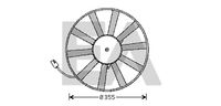 EACLIMA 33V60012 - Potencia nominal [W]: 110<br>Diámetro [mm]: 295<br>Material: Plástico<br>Versión: Sin regulador<br>