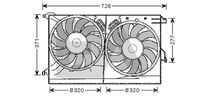 EACLIMA 33V62002 - Potencia nominal [W]: 260<br>Diámetro [mm]: 383<br>Material: Plástico<br>Calefacción / Refrigeración: Ventilador simple<br>Sentido de giro: Sentido de giro a la izquierda (antihorario)<br>Versión: Sin regulador<br>