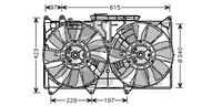 EACLIMA 33V71030 - Ventilador, refrigeración del motor