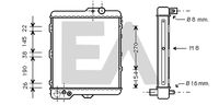 EACLIMA 31R02015 - Radiador, refrigeración del motor