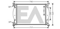 EACLIMA 31R02038 - Radiador, refrigeración del motor