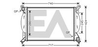 EACLIMA 31R02039 - Radiador, refrigeración del motor