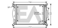 EACLIMA 31R02043 - Radiador, refrigeración del motor