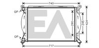 EACLIMA 31R02036 - Radiador, refrigeración del motor