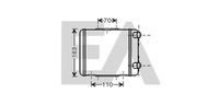 EACLIMA 31R02002 - Radiador, refrigeración del motor