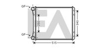 EACLIMA 31R02094 - Radiador, refrigeración del motor