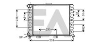 EACLIMA 31R03016 - Radiador, refrigeración del motor