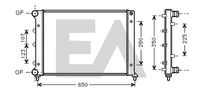 EACLIMA 31R03029 - Radiador, refrigeración del motor