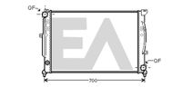 EACLIMA 31R02088 - Radiador, refrigeración del motor