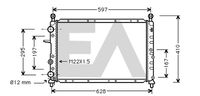 EACLIMA 31R03013 - Radiador, refrigeración del motor