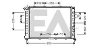 EACLIMA 31R03026 - Radiador, refrigeración del motor