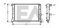 EACLIMA 31R03031 - Radiador, refrigeración del motor