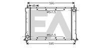 EACLIMA 31R05023 - Radiador, refrigeración del motor