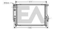 EACLIMA 31R07019 - Radiador, refrigeración del motor