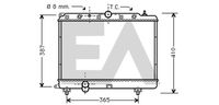 EACLIMA 31R05038 - Radiador, refrigeración del motor