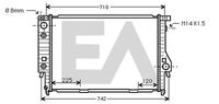 EACLIMA 31R07070 - Radiador, refrigeración del motor