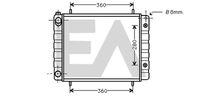 EACLIMA 31R05055 - Radiador, refrigeración del motor