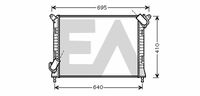 EACLIMA 31R07144 - Radiador, refrigeración del motor