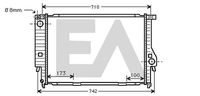 EACLIMA 31R07059 - Radiador, refrigeración del motor