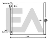 EACLIMA 31R07149 - Radiador, refrigeración del motor