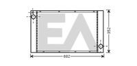 EACLIMA 31R07146 - Radiador, refrigeración del motor