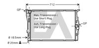 EACLIMA 31R07138 - Radiador, refrigeración del motor