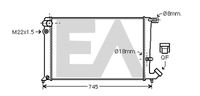 EACLIMA 31R10025 - Radiador, refrigeración del motor