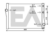 EACLIMA 31R07150 - Radiador, refrigeración del motor