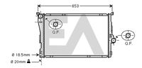 EACLIMA 31R07126 - Radiador, refrigeración del motor