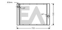 EACLIMA 31R07104 - Radiador, refrigeración del motor