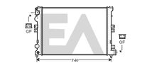 EACLIMA 31R10058 - Radiador, refrigeración del motor