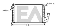 EACLIMA 31R10036 - Diámetro de salida 1 [mm]: 40<br>Calidad: Premium<br>Diámetro de entrada 1 [mm]: 40<br>Tipo radiador: Aletas refrigeración unidas mecánicamente<br>Técnica conexión: Conexi�n r�pida<br>Profundidad de red [mm]: 34<br>Longitud de red [mm]: 673<br>Ancho de red [mm]: 378<br>Material: Cobre<br>Material: Plástico<br>