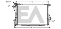 EACLIMA 31R07128 - Radiador, refrigeración del motor