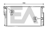 EACLIMA 31R07108 - Radiador, refrigeración del motor