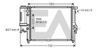 EACLIMA 31R07053 - Radiador, refrigeración del motor