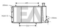 EACLIMA 31R10046 - Radiador, refrigeración del motor