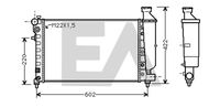 EACLIMA 31R10073 - Diámetro de salida 1 [mm]: 32<br>Calidad: ALTERNATIVO<br>Diámetro de entrada 1 [mm]: 32<br>Tipo radiador: Aletas refrigeración unidas mecánicamente<br>Profundidad de red [mm]: 23<br>Longitud de red [mm]: 390<br>Ancho de red [mm]: 322<br>Material: Cobre<br>Material: Plástico<br>