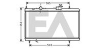 EACLIMA 31R10103 - Radiador, refrigeración del motor