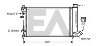 EACLIMA 31R10082 - Radiador, refrigeración del motor