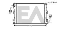 EACLIMA 31R10102 - Diámetro de salida 1 [mm]: 42<br>Calidad: ALTERNATIVO<br>Diámetro de entrada 1 [mm]: 42<br>Tipo radiador: Aletas refrigeración unidas mecánicamente<br>Técnica conexión: Conexi�n r�pida<br>Profundidad de red [mm]: 34<br>Longitud de red [mm]: 670<br>Ancho de red [mm]: 462<br>Material: Cobre<br>Material: Plástico<br>