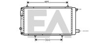 EACLIMA 31R10056 - Radiador, refrigeración del motor