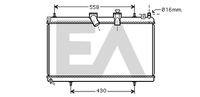 EACLIMA 31R10104 - Radiador, refrigeración del motor