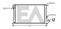 EACLIMA 31R10088 - Diámetro de salida 1 [mm]: 40<br>Calidad: ALTERNATIVO<br>Diámetro de entrada 1 [mm]: 40<br>Tipo radiador: Aletas refrigeración unidas mecánicamente<br>Técnica conexión: Conexi�n r�pida<br>Restricción de fabricante: ORDONEZ<br>Profundidad de red [mm]: 34<br>Longitud de red [mm]: 673<br>Ancho de red [mm]: 378<br>Material: Aluminio<br>Material: Plástico<br>