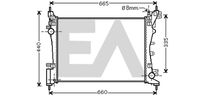 EACLIMA 31R10106 - Radiador, refrigeración del motor