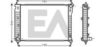 EACLIMA 31R14004 - Radiador, refrigeración del motor