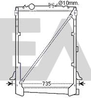 EACLIMA 31R16015 - Radiador, refrigeración del motor